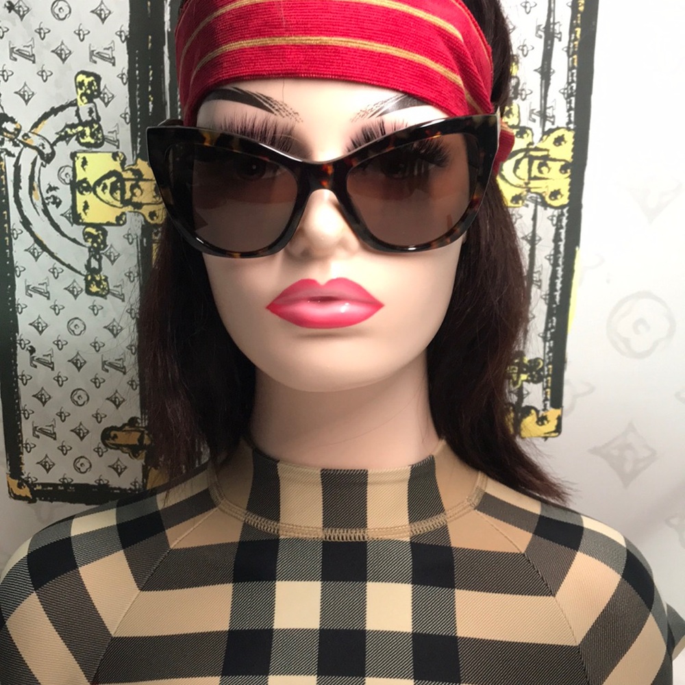 New Authentic Tortoise Shell Sunglasses Ve4417-U - image 3